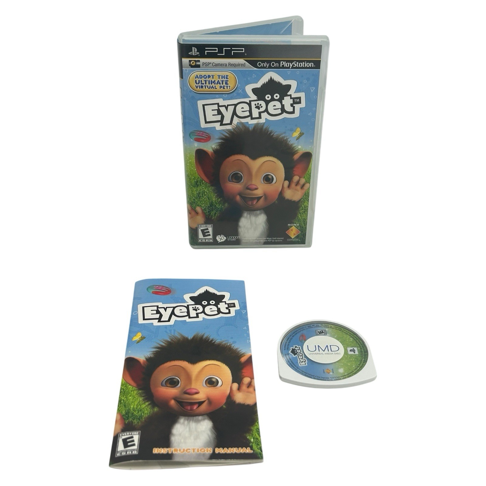 EyePet (Sony PSP, 2010) CIB Complete w/ Manual Tested (Camera Required)