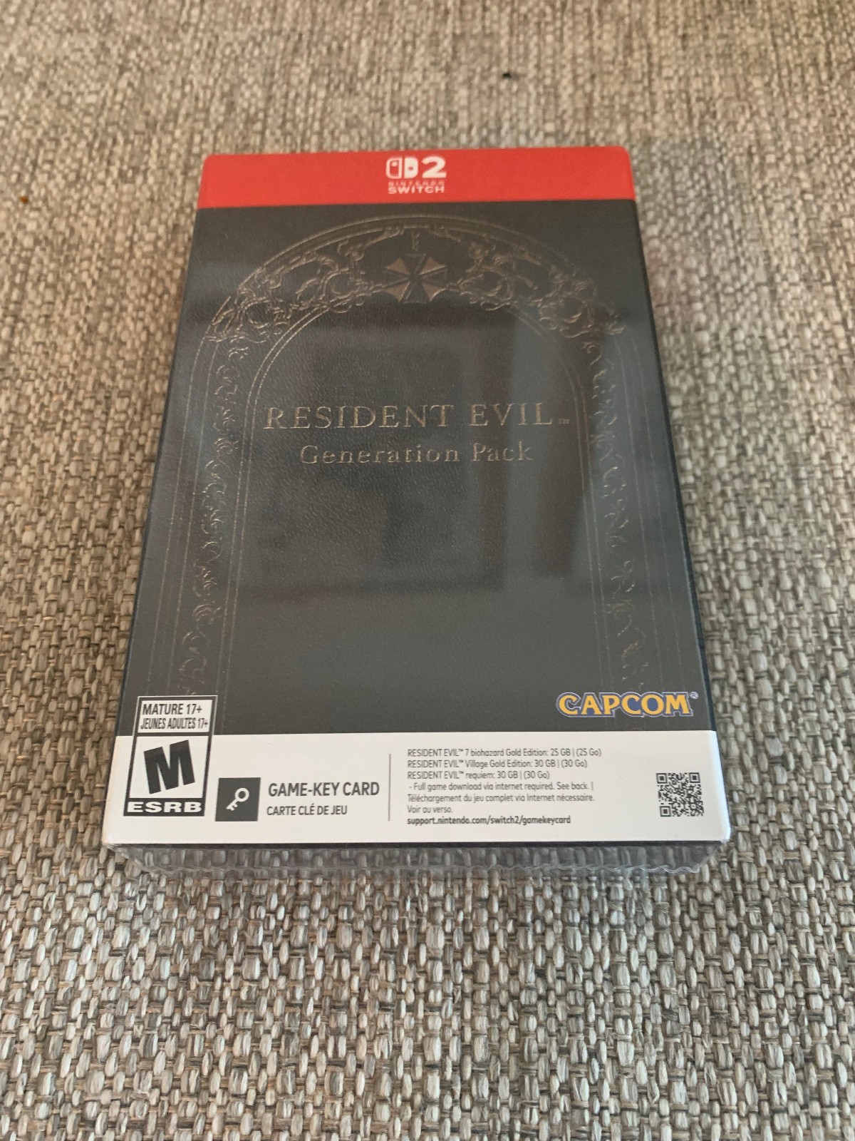 Resident Evil Generation Pack Switch 2 Nintendo Capcom ESRB Version New Sealed