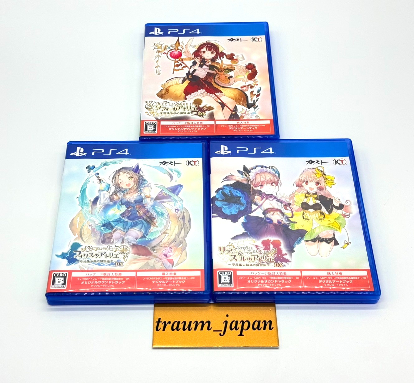 PS4 Atelier SOPHIE FIRIS LYDIE & SUELLE DX Mysterious Alchemist Japan 3 Games