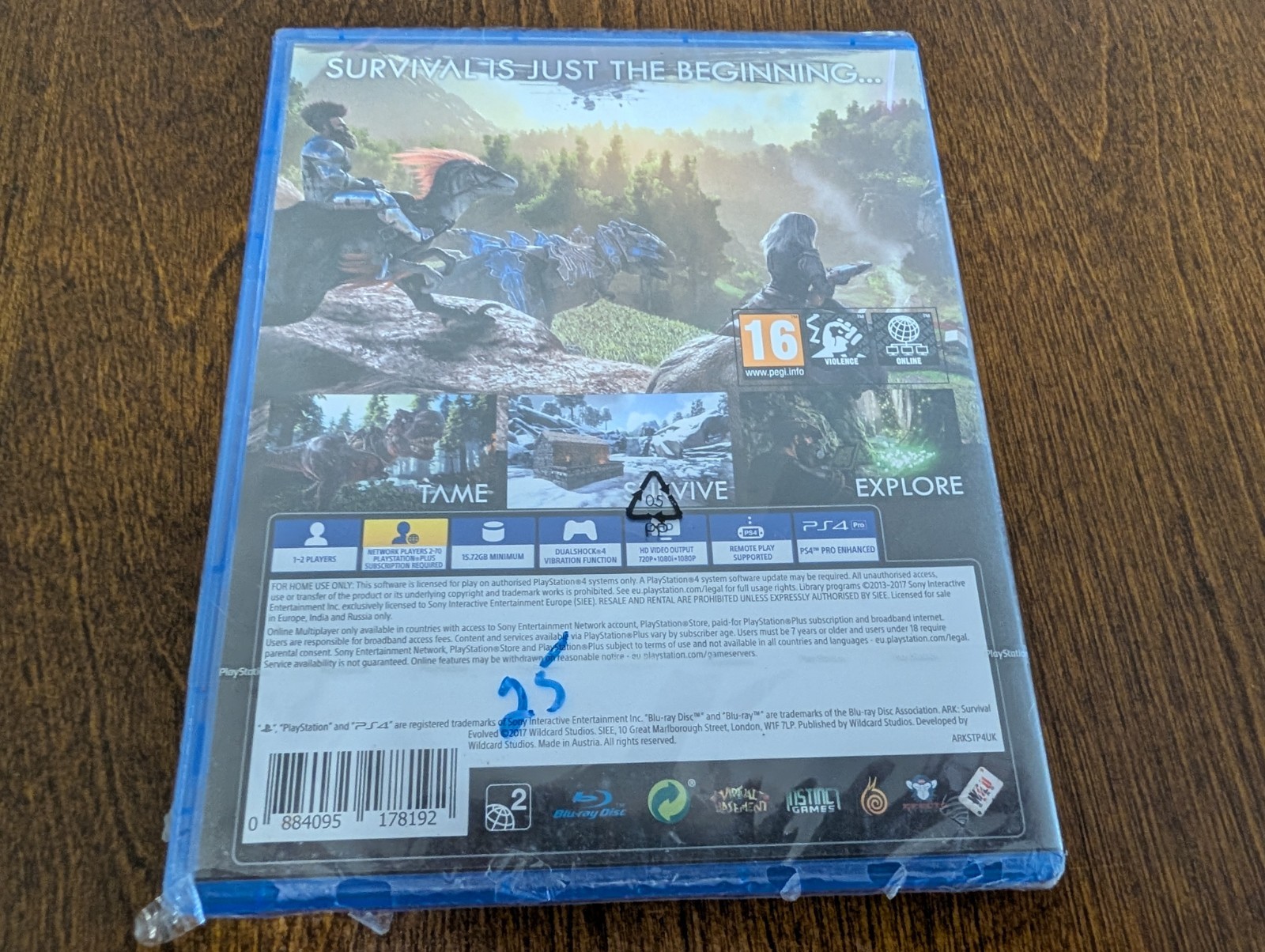 Ark: Survival Evolved Wildcard Studio New Sony PlayStation 4, 2017 Sealed