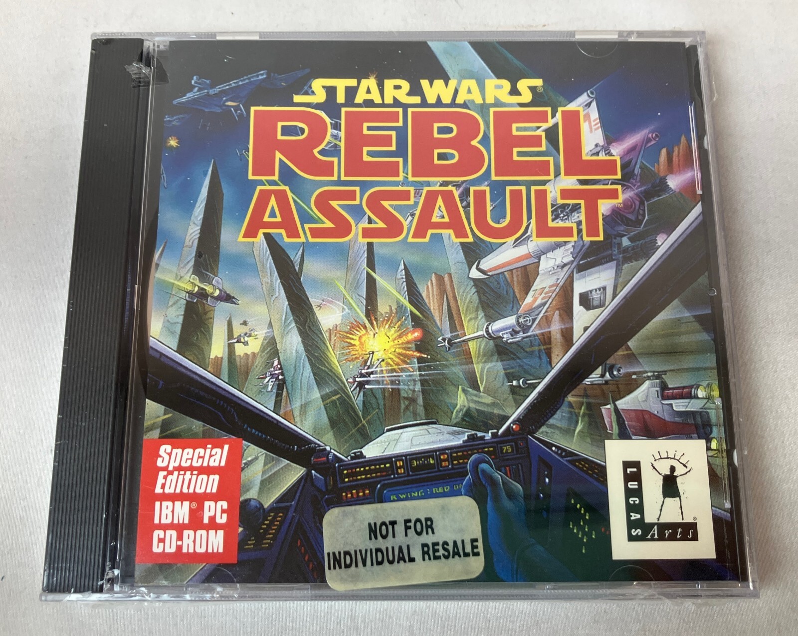 SEALED Star Wars Rebel Assault Special Edition IBM PC CD-ROM Lucas Arts