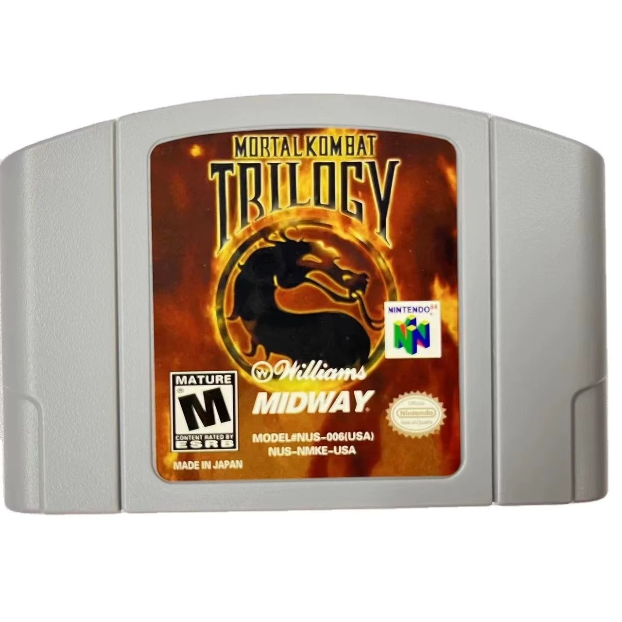 Mortal Kombat Trilogy Edition for Nintendo 64 Classic Fighting Game Cartridge