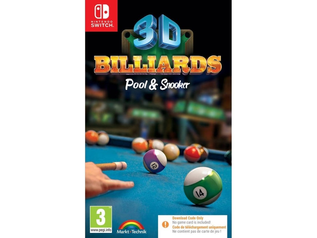 3D Billiards Pool and Snooker Juego Digital para Consola Nintendo Switch