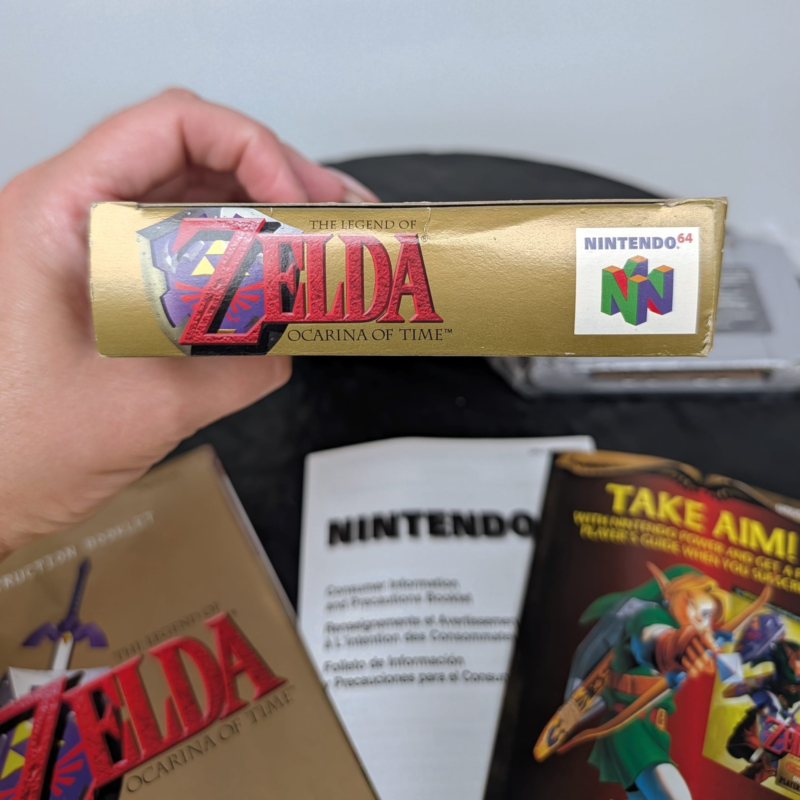 Nintendo 64 N64 The Legend of Zelda Ocarina of Time Complete CIB Box AUTHENTIC