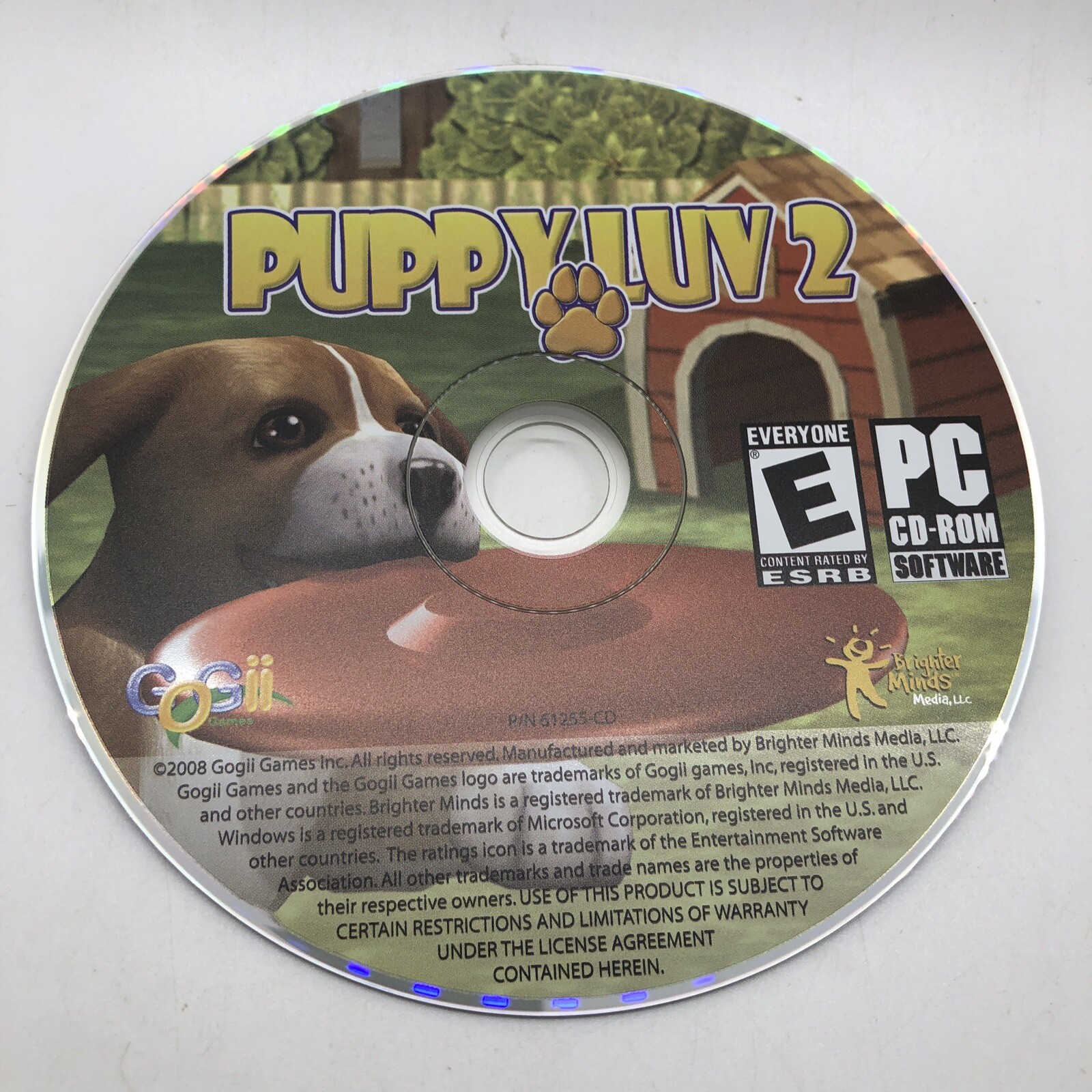 Puppy Luv 2 (PC, 2008) Disc only
