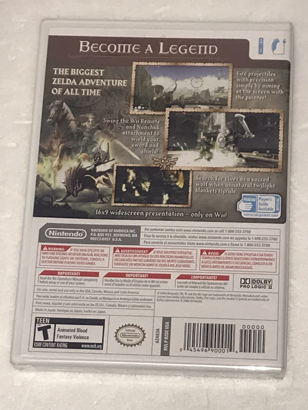 NINTENDO WII THE LEGEND OF ZELDA TWILIGHT PRINCESS NEW FACTORY SEALED RARE FIRST