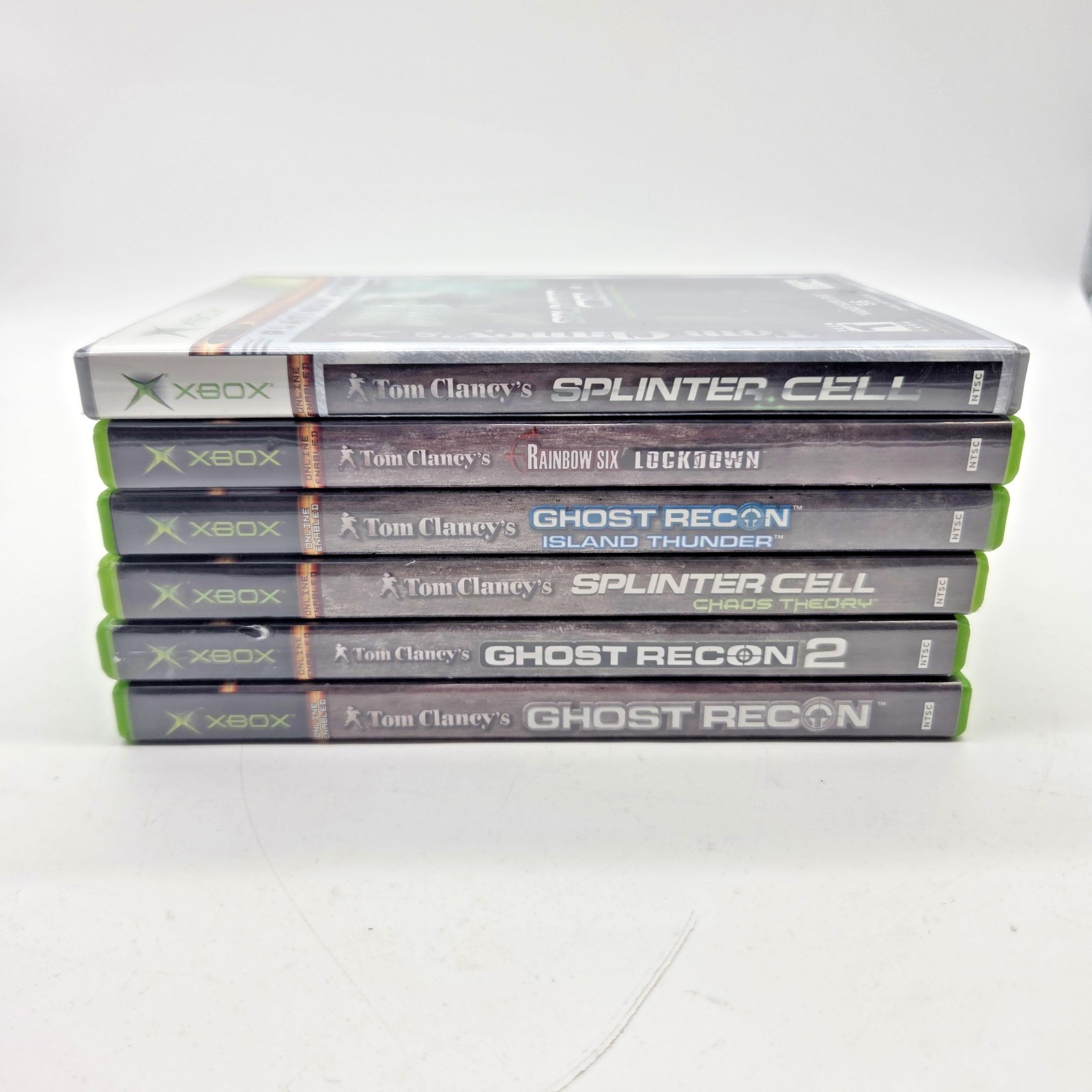 Tom Clancy Splinter Cell Chaos Theory Rainbow XBOX Games Lot Collection Bundle
