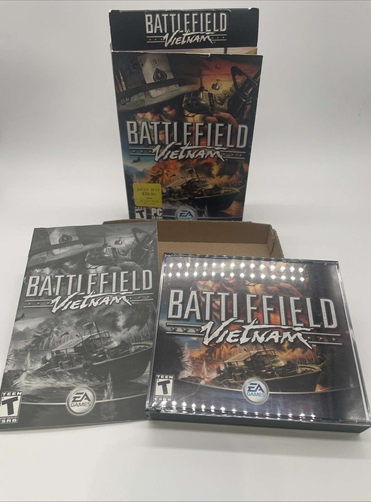 Battlefield Vietnam PC CD-ROM Game 2004 Complete In Box with Manual Great Shape