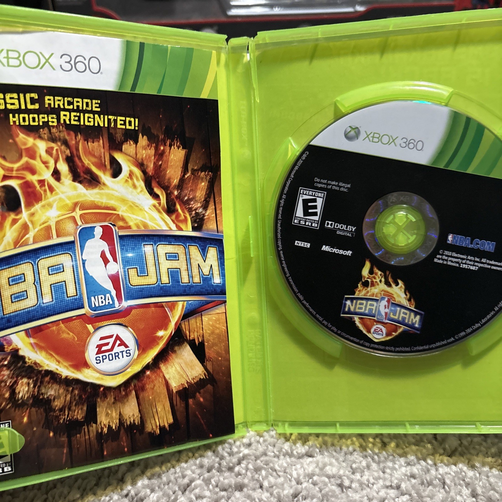 NBA Jam For Xbox 360, 2010 Complete With Manual