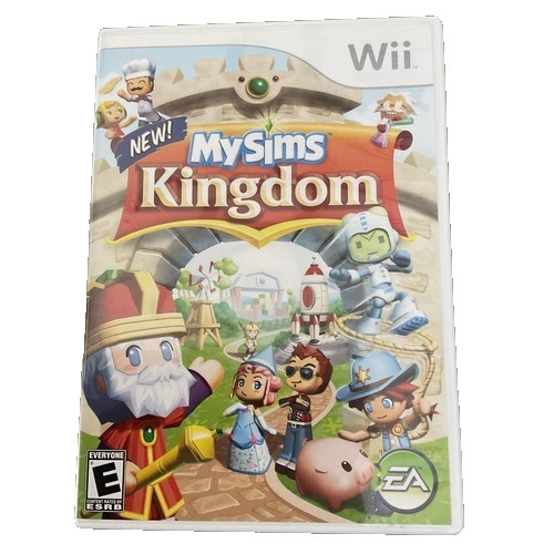 MYSIMS KINGDOM (WII) DISC + CVR ART + MANUAL – NO CASE – VERY GOOD