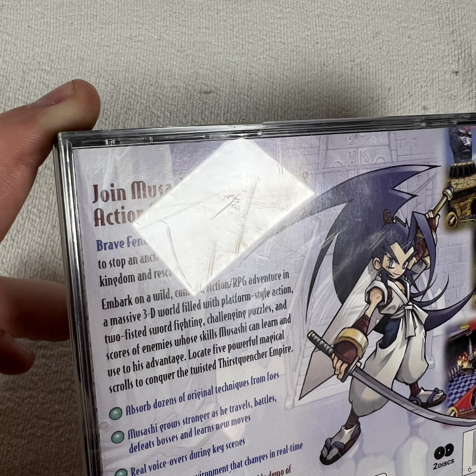 Brave Fencer Musashi FFVIII Demo Disc Playstation PS1 Complete CIB TESTED