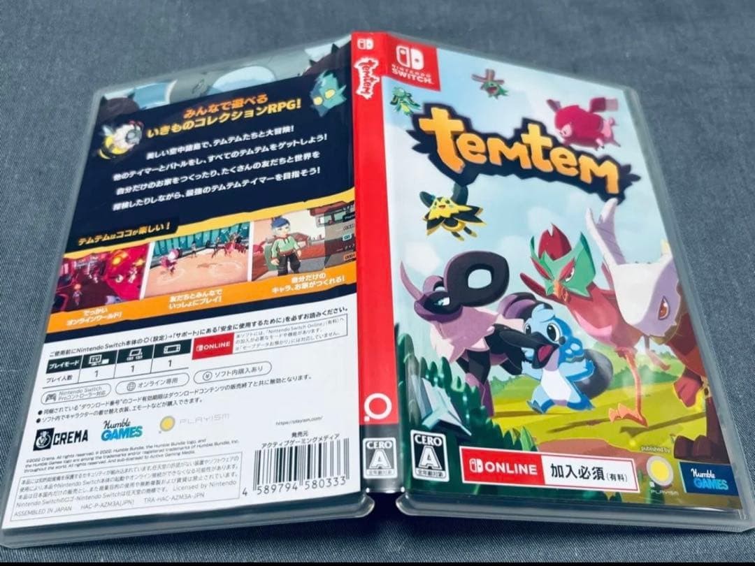 Temtem for Nintendo Switch Video Game japan used