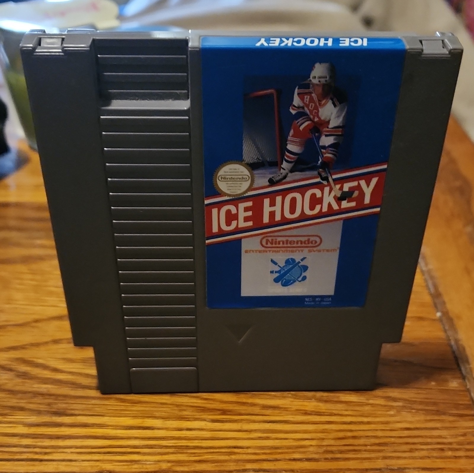 Ice Hockey Nintendo NES 1988 Authentic Game Cart, Tested Working