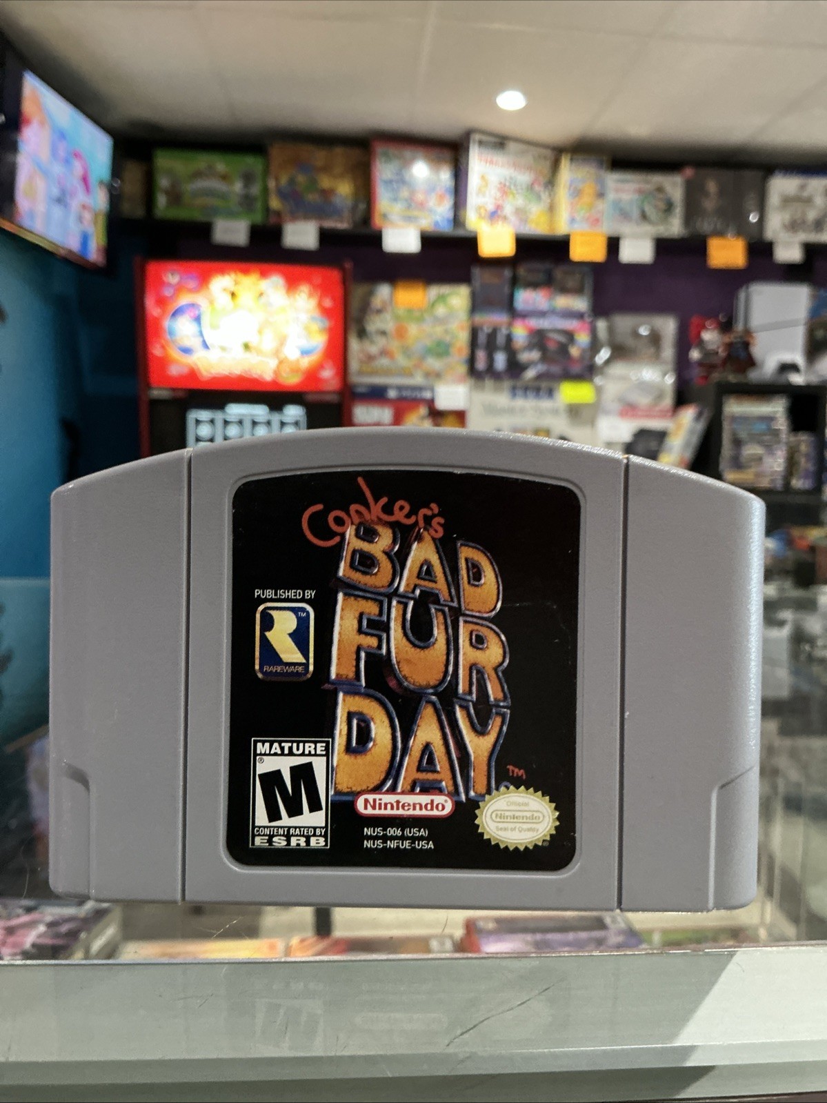 Conker’s Bad Fur Day * Manual Damage * – Nintendo 64 N64 – CIB Complete Tested
