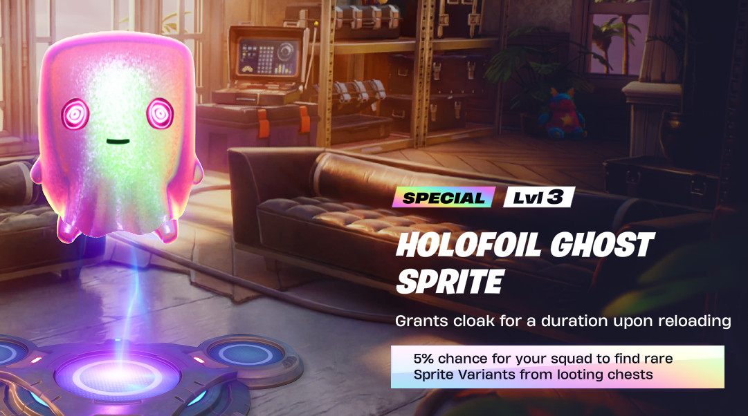 *Special* Holofoil Ghost Sprite – Battle Royale – Message First