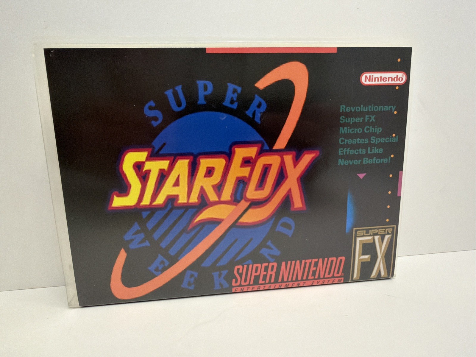 Star Fox Super Weekend Competition Super Nintendo Game SNES Authentic GRAIL