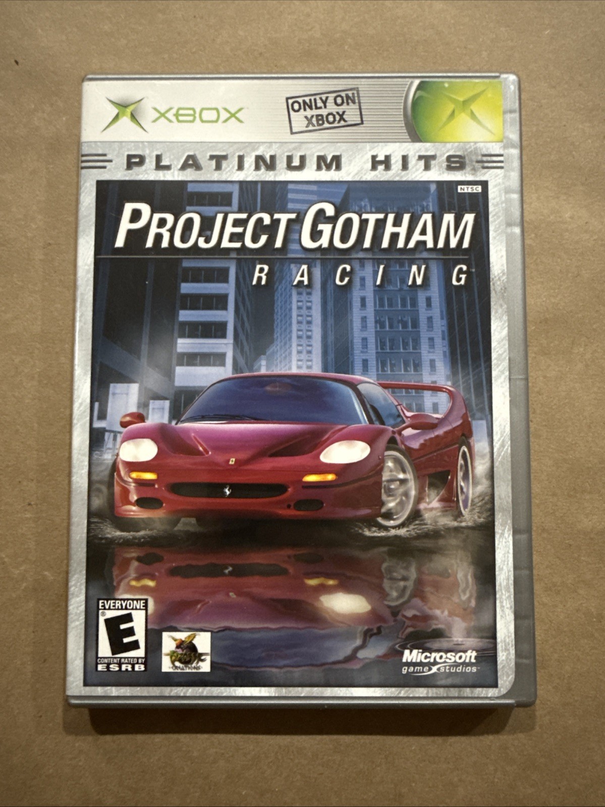 Project Gotham Racing Original Xbox Complete in Box Manual Insert Platinum Hits