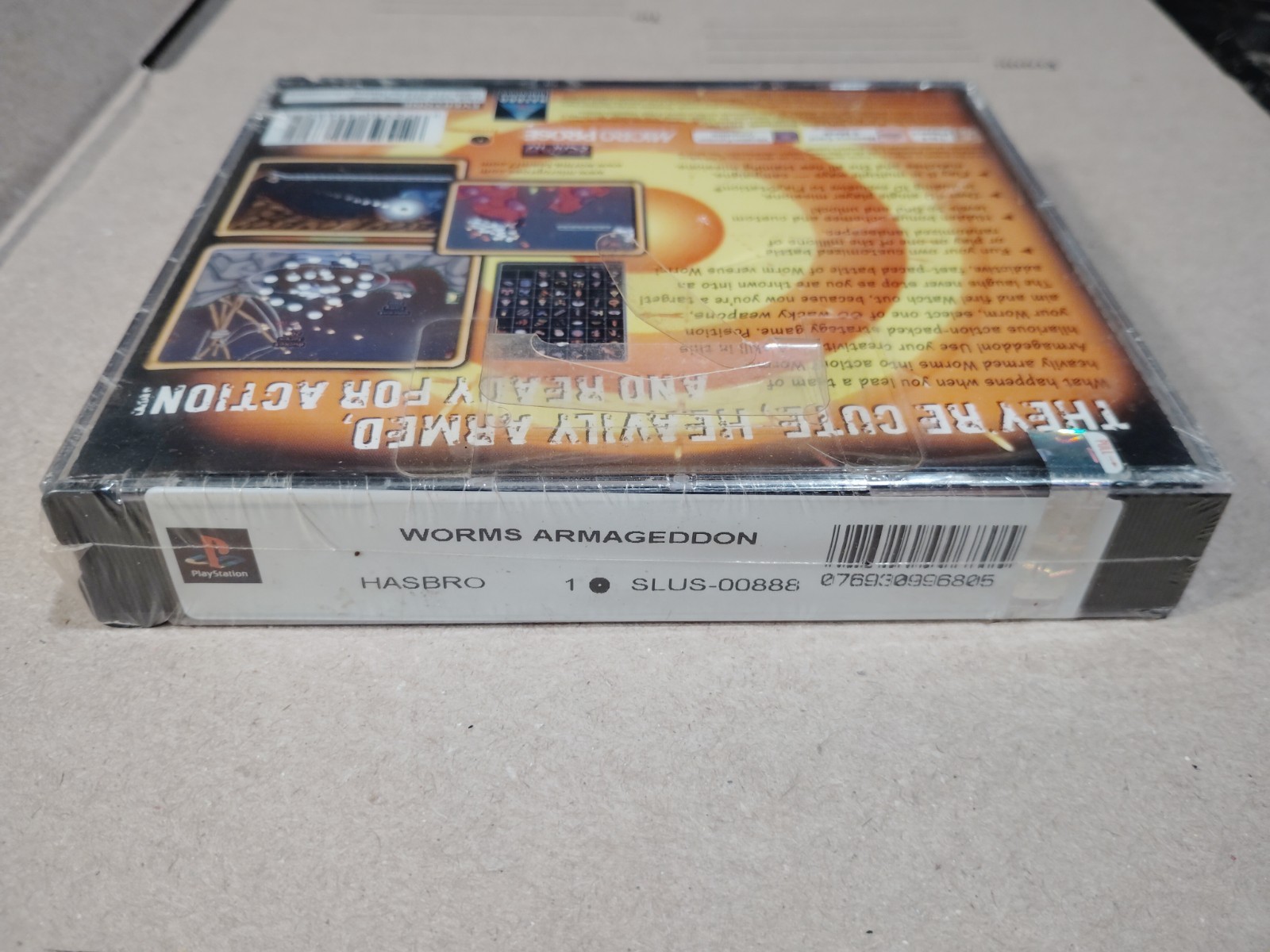 Worms: Armageddon (Sony PlayStation 1, 1999) PS1 – Brand New Sealed * Read