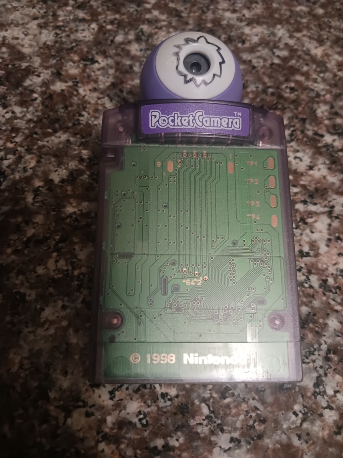 Game Boy Pocket Camera Atomic Purple Japanese Version Teted Works