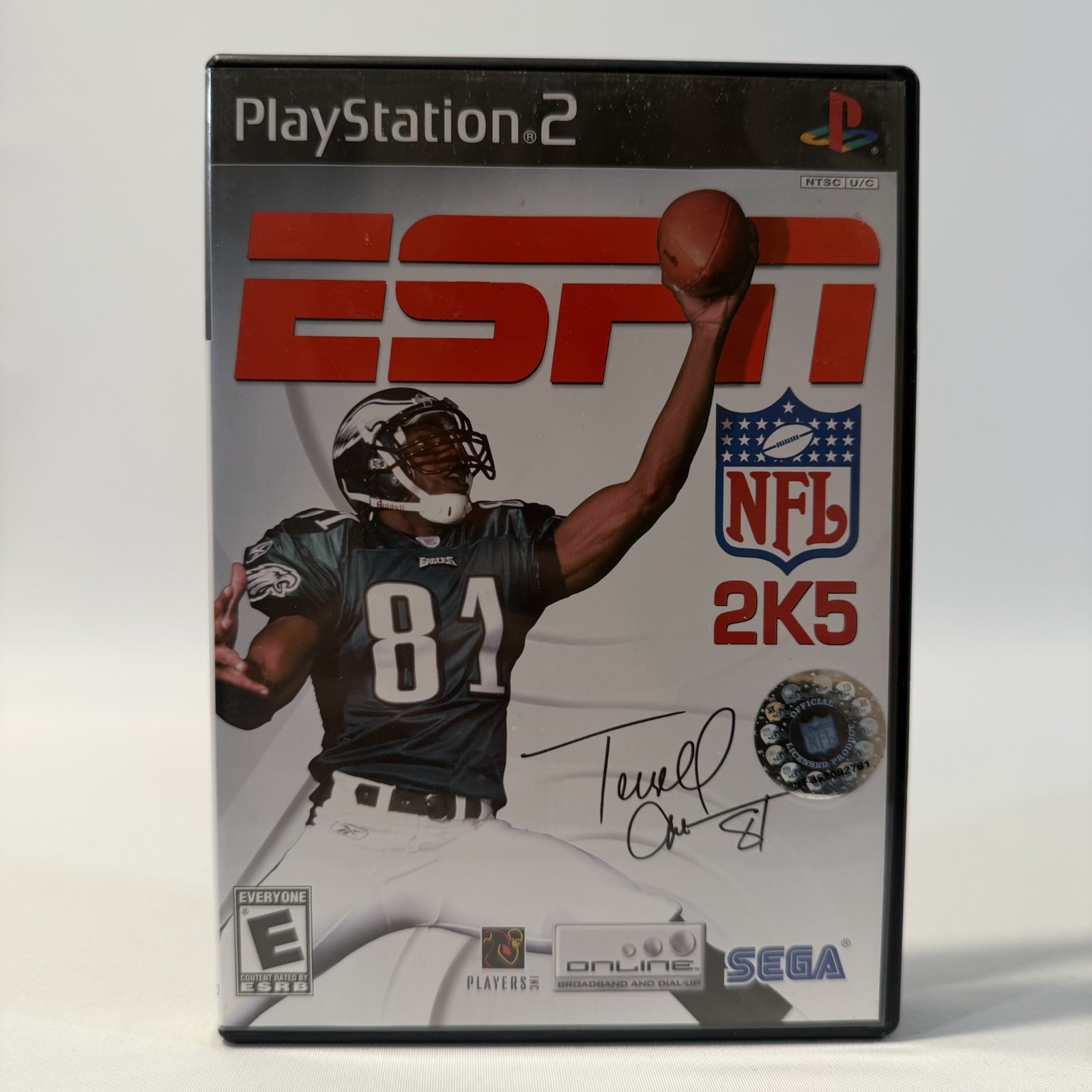 ESPN NFL 2K5 PS2 Sony Sega Football Simulation Sports Video Game CIB Complete