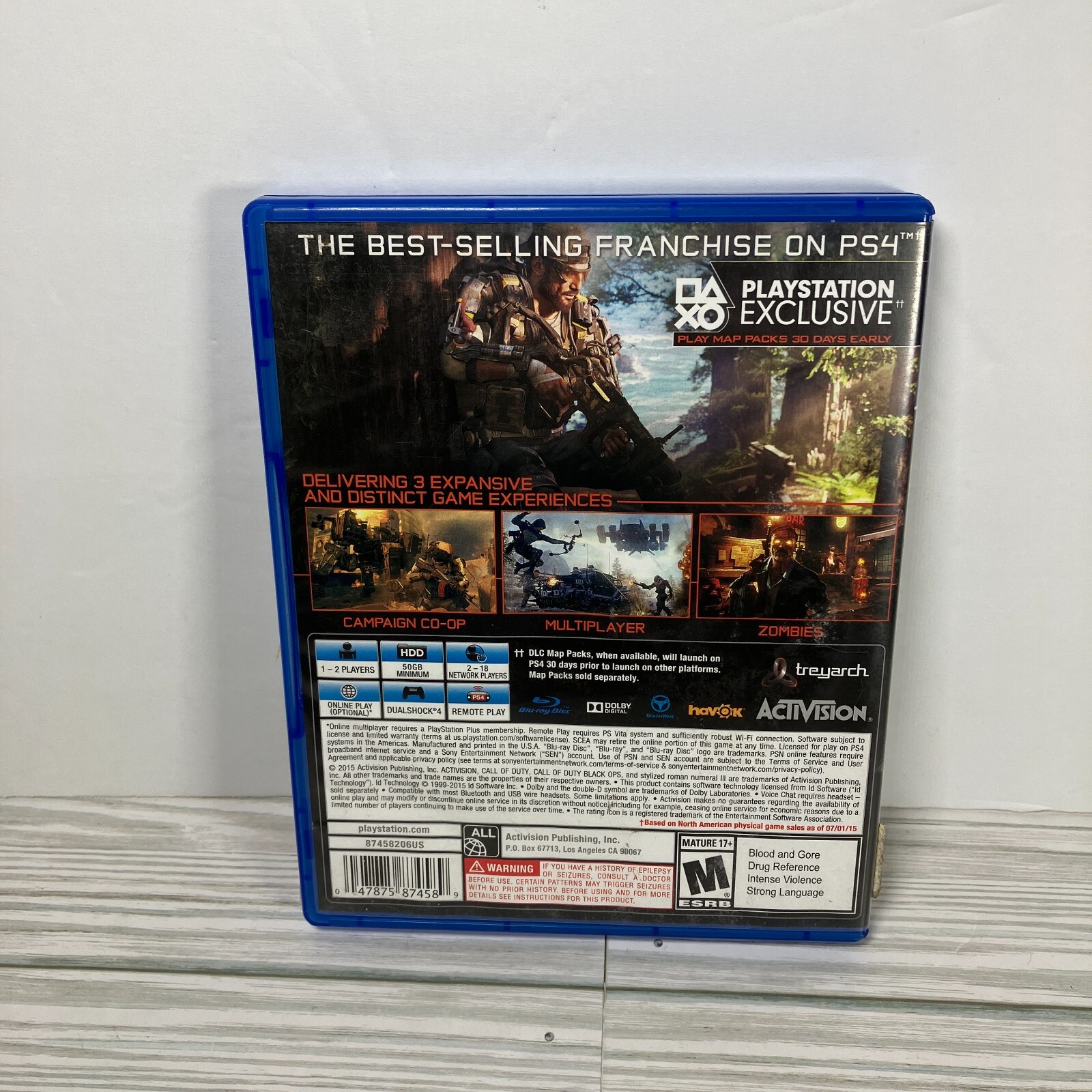 Call of Duty Black Ops III 3 – Sony PlayStation 4 PS4 Working