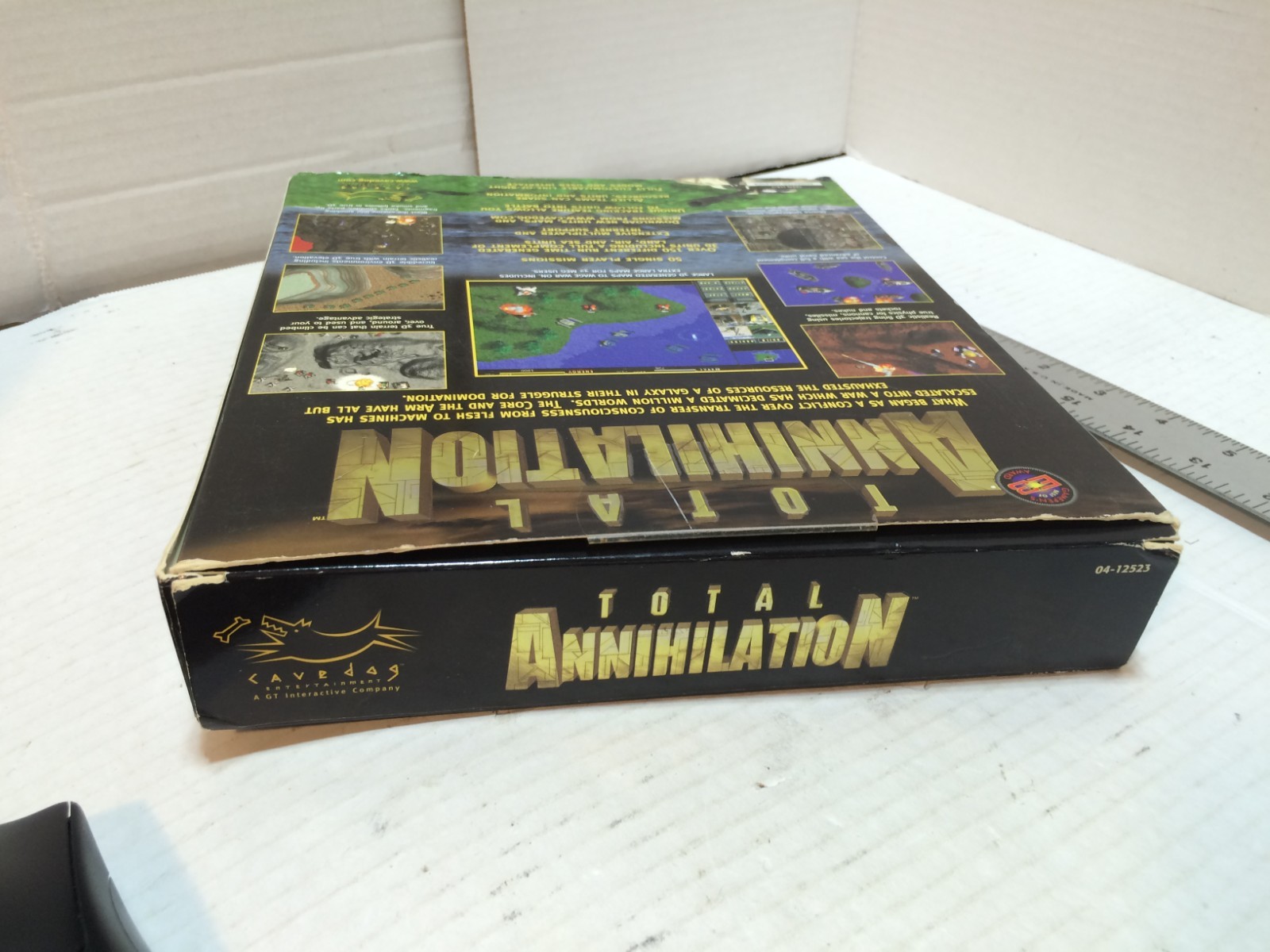 1997 Total Annihilation Big Box PC Computer Game Cavedog Windows 95