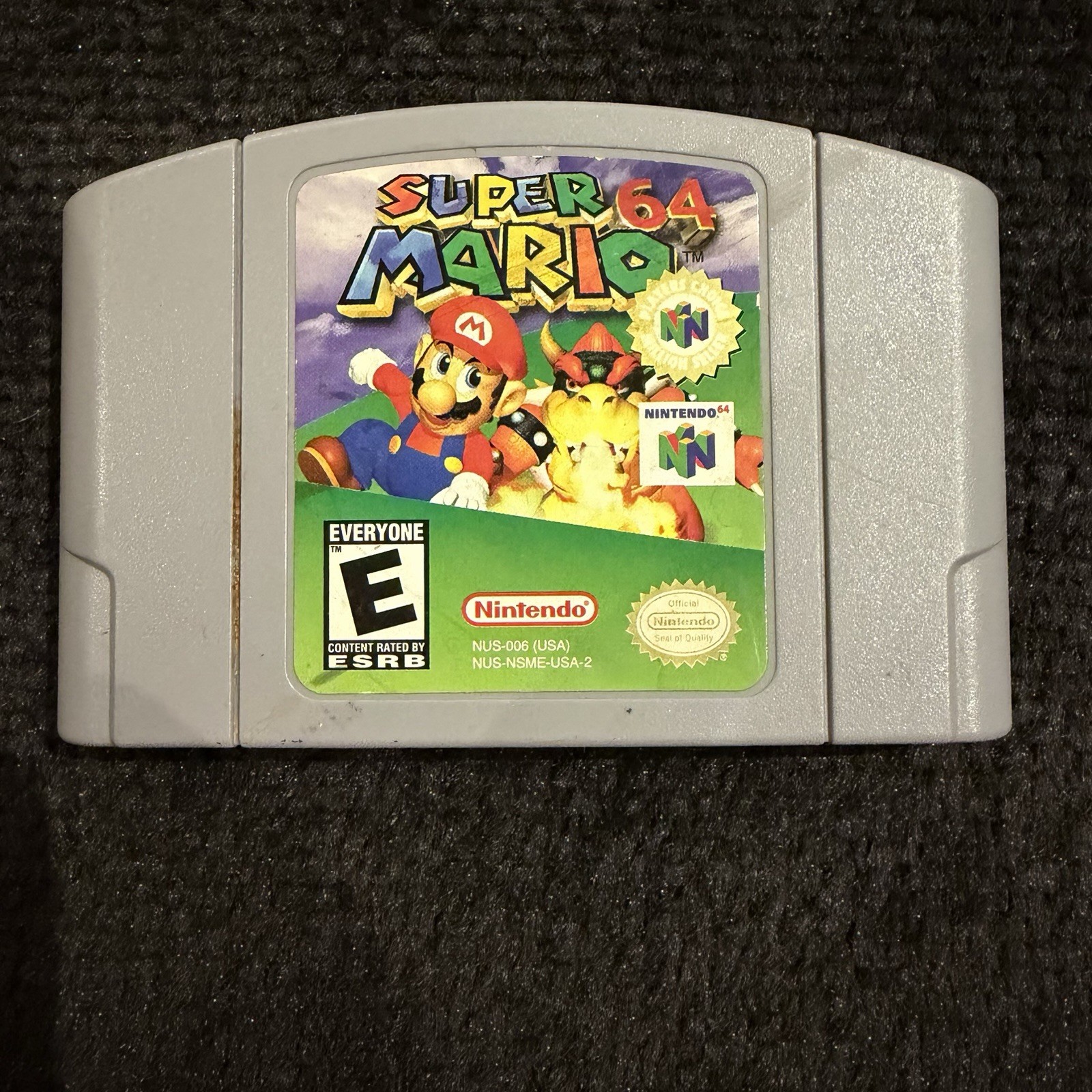 Super Mario 64 Authentic Nintendo N 64 N64 Game Cartridge Tested