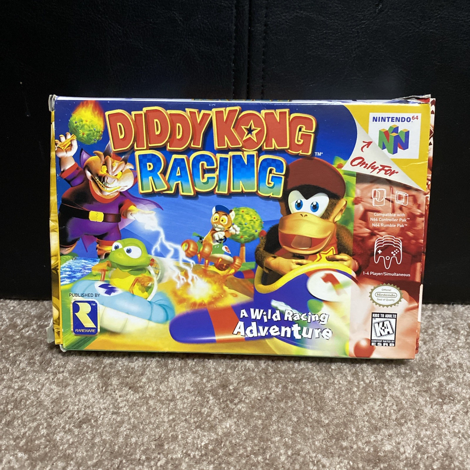 Diddy Kong Racing Nintendo 64, 1997 CIB. Tested 04/26. Works Great.