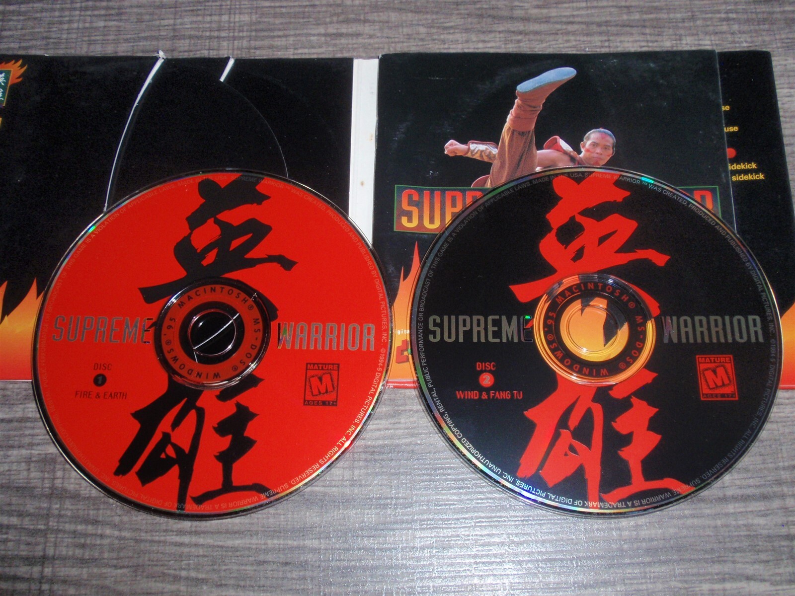 Supreme Warrior PC/Mac CD-ROM 1995 Digital Pictures Windows 95 MS-DOS PowerMac