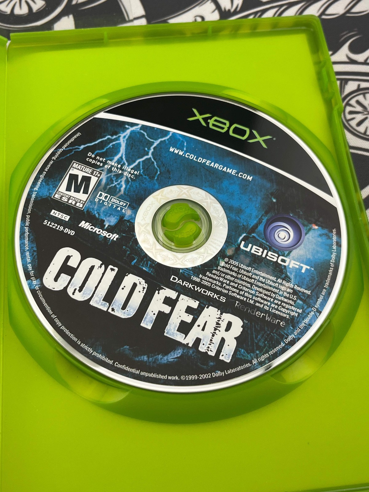 Cold Fear (Microsoft Xbox, 2005) Tested Working (No Manual) – Survival Horror