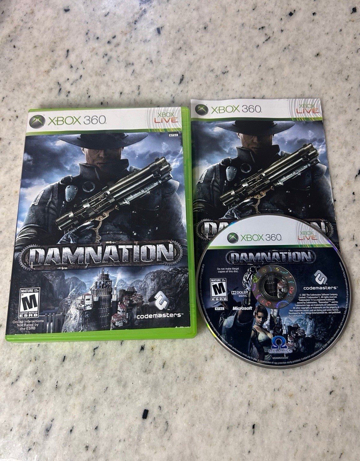 Damnation Xbox 360 CIB