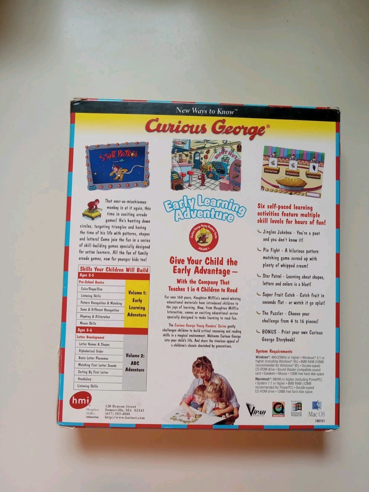 Curious George Early Learning Adventure (Windows/Mac, 1996)