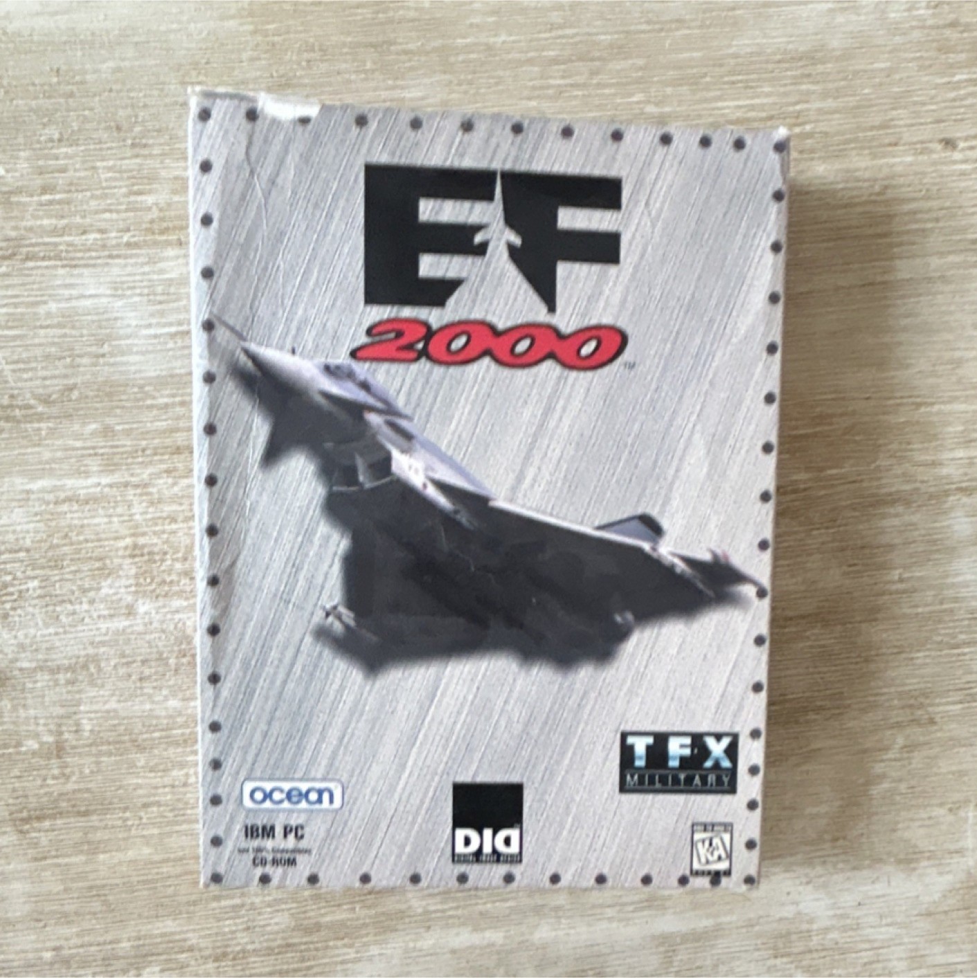 Ocean EF 2000 Simulation PC Game KA Kids to Adults IBM PC Compatible Boxed