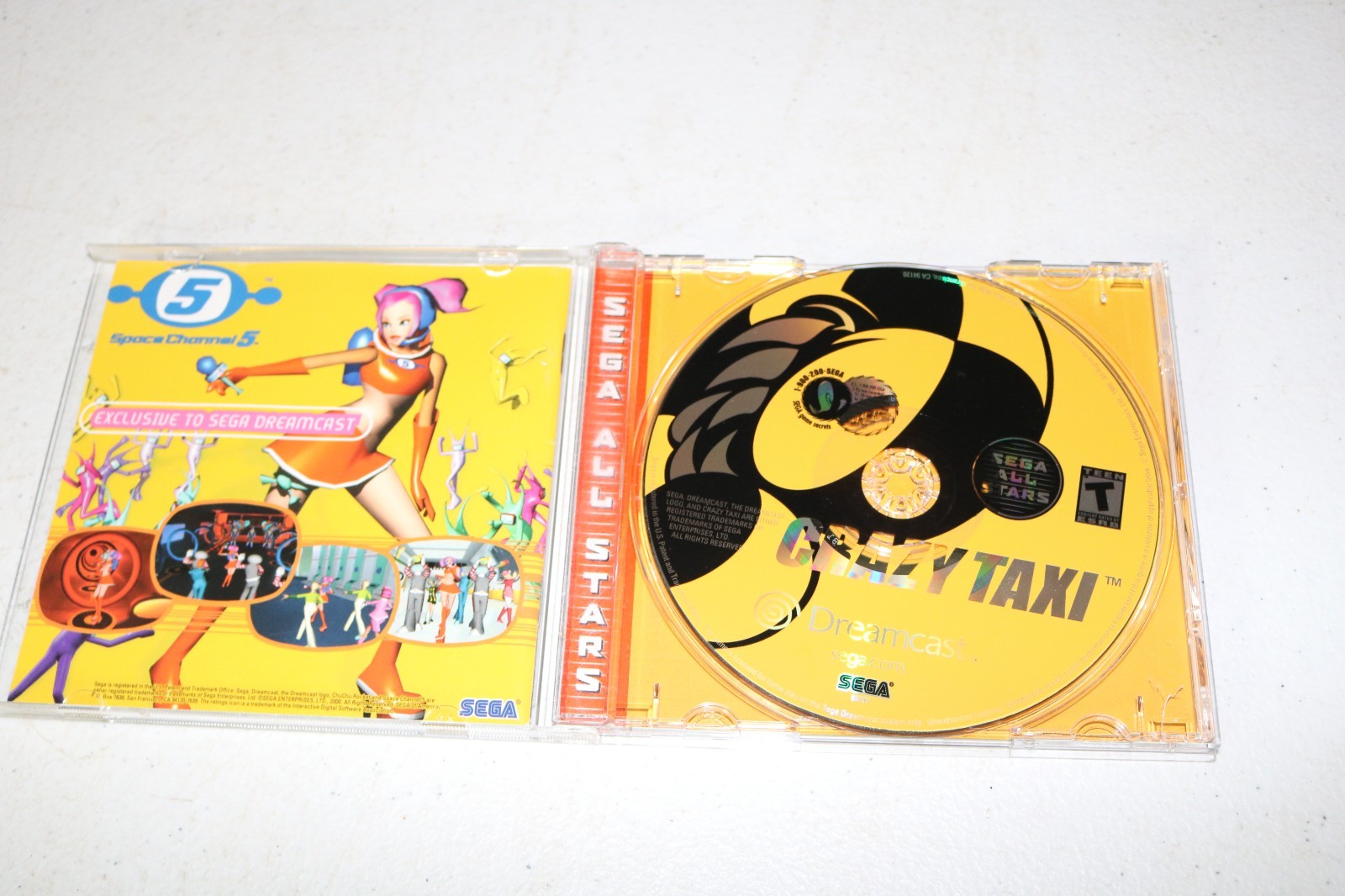 Sega Dreamcast Crazy Taxi VGC Manual Booklet Included