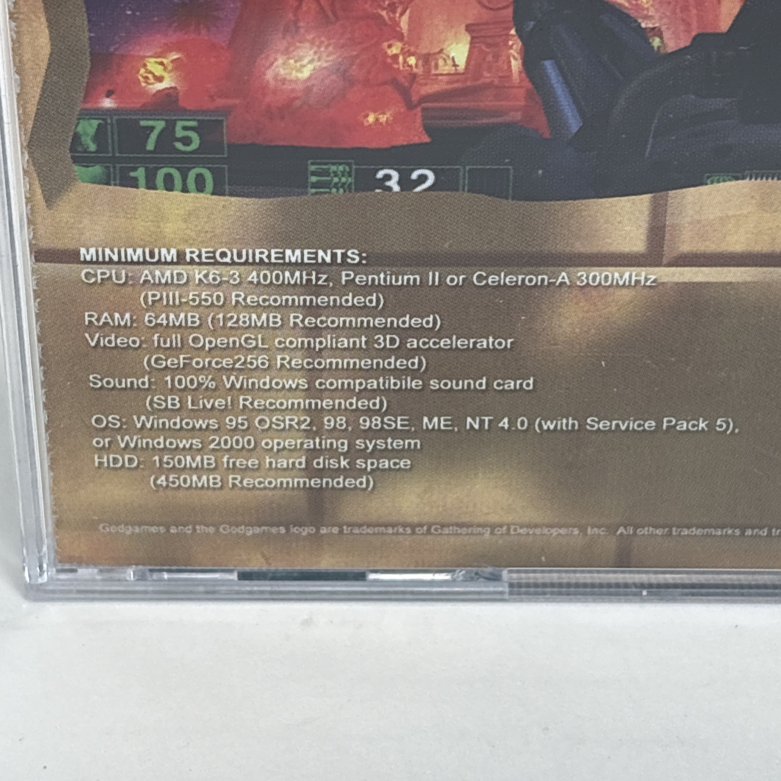 Serious Sam: The First Encounter Game (PC, 2001) Complete CD-Rom