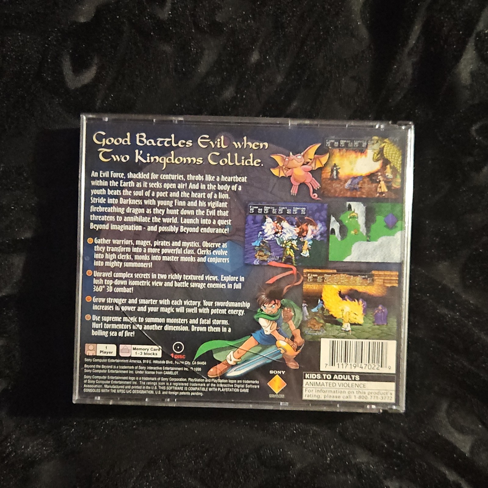 Sony Computer Entertainment Beyond the Beyond PS1 1996 JRPG Manual NTSC-U/C