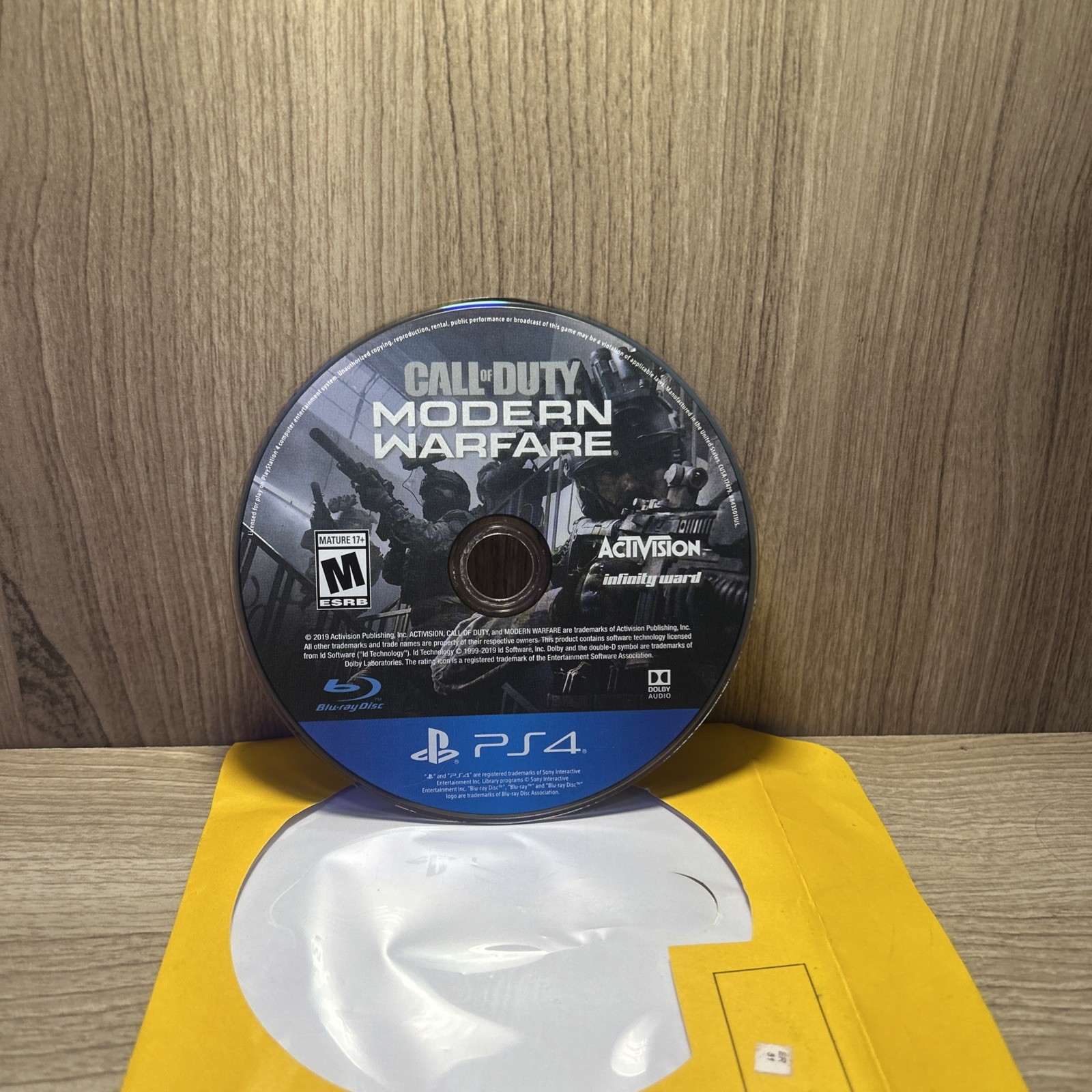 Call Of Duty Modern Warfare, Ps4
