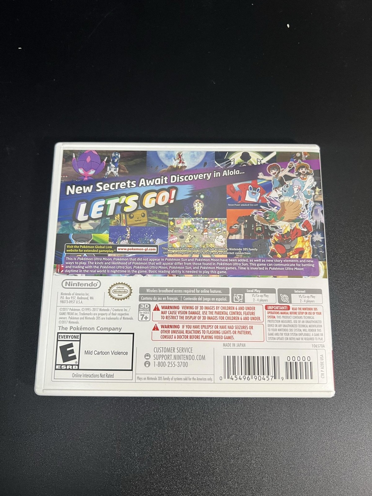 Nintendo Pokémon Ultra Moon Nintendo 3DS Complete CIB Tested Authentic