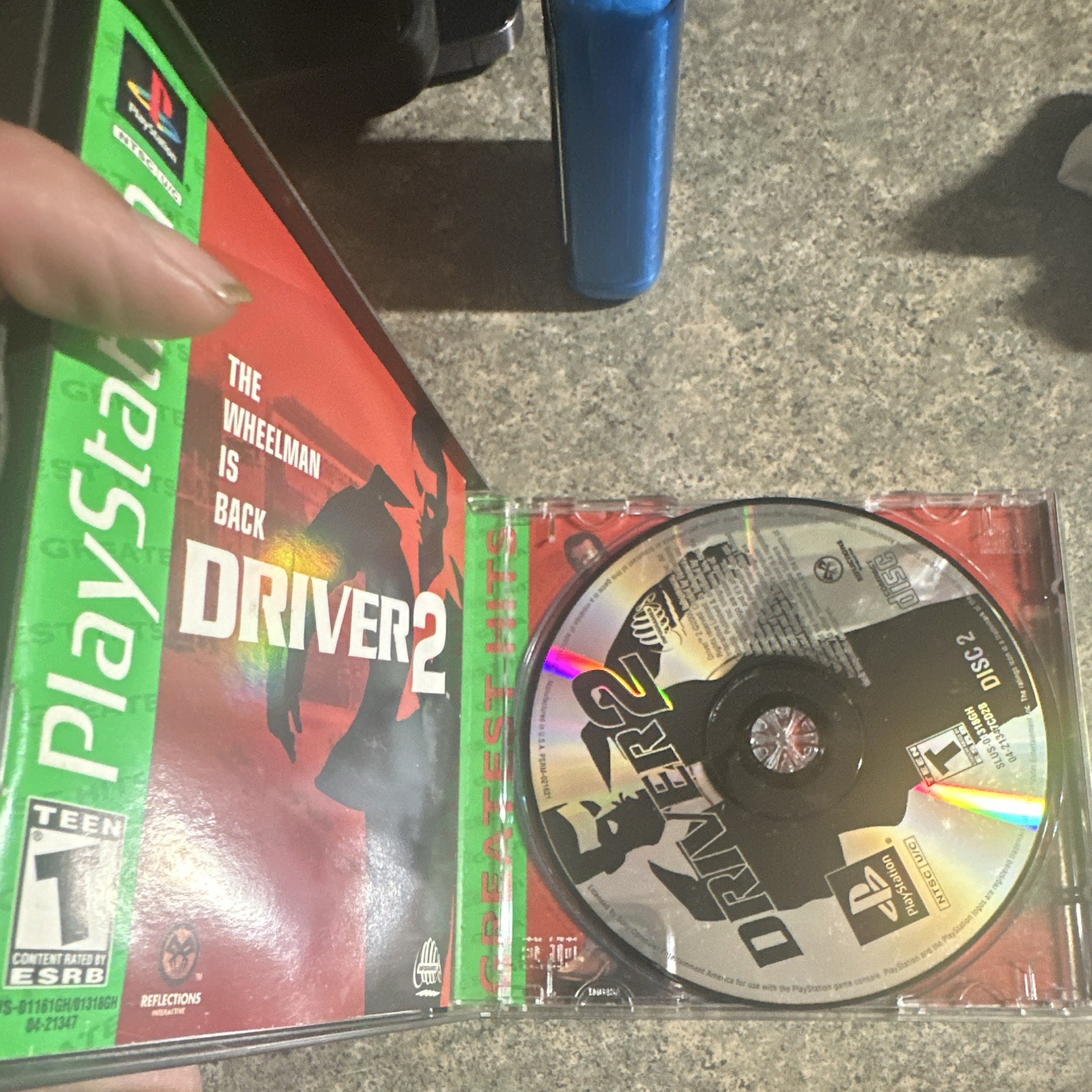 Infogrames Driver 2 (Greatest Hits) PS1 NTSC-U/C Manual Included
