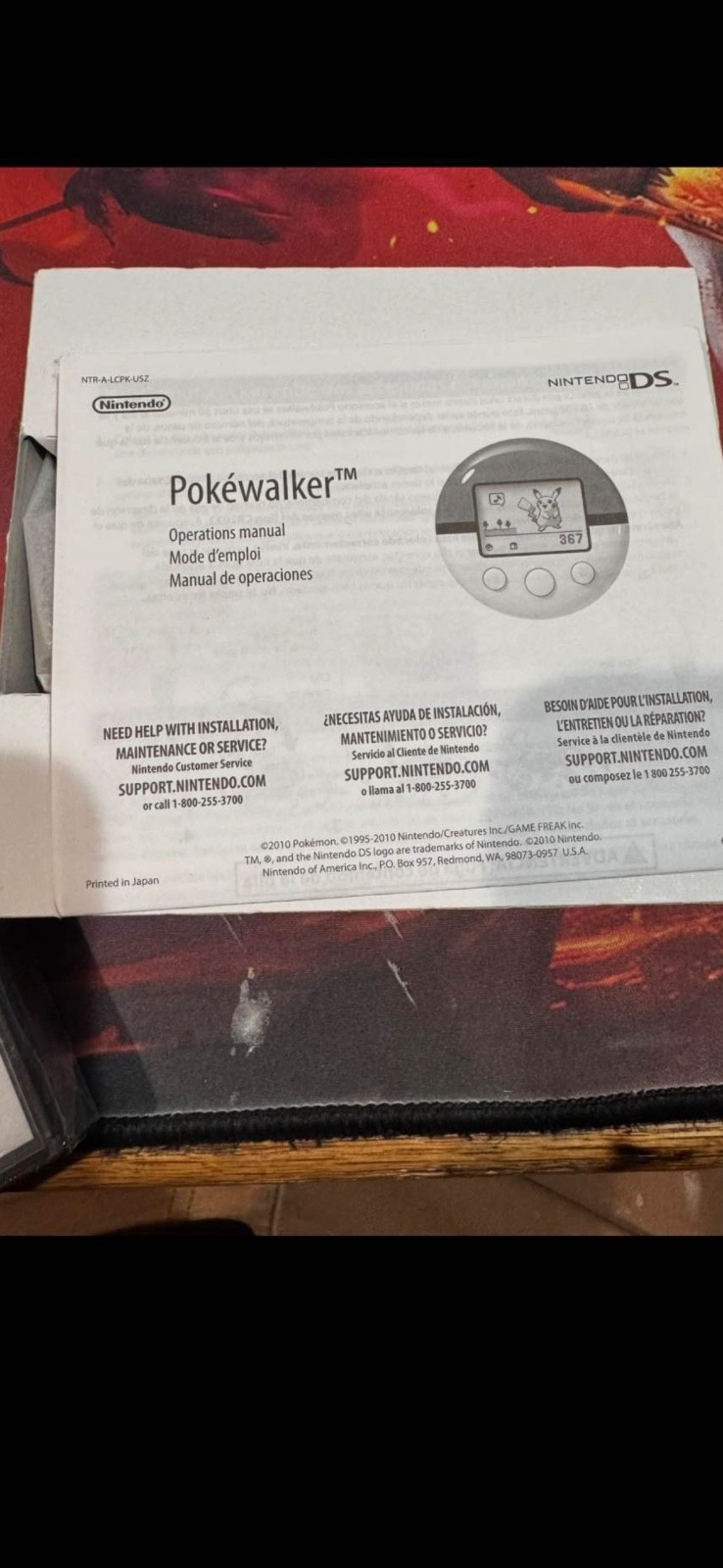 Pokemon: SoulSilver Version (Nintendo DS, 2010) with pokewalk