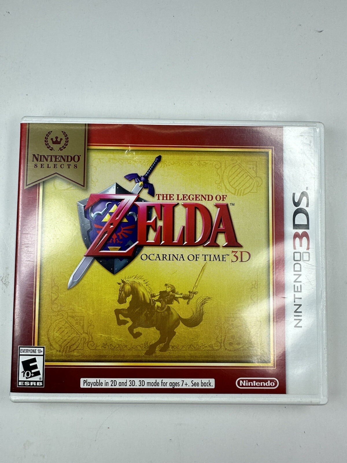 The Legend of Zelda: Ocarina of Time 3D (3DS, 2011) BOX & MANUAL ONLY