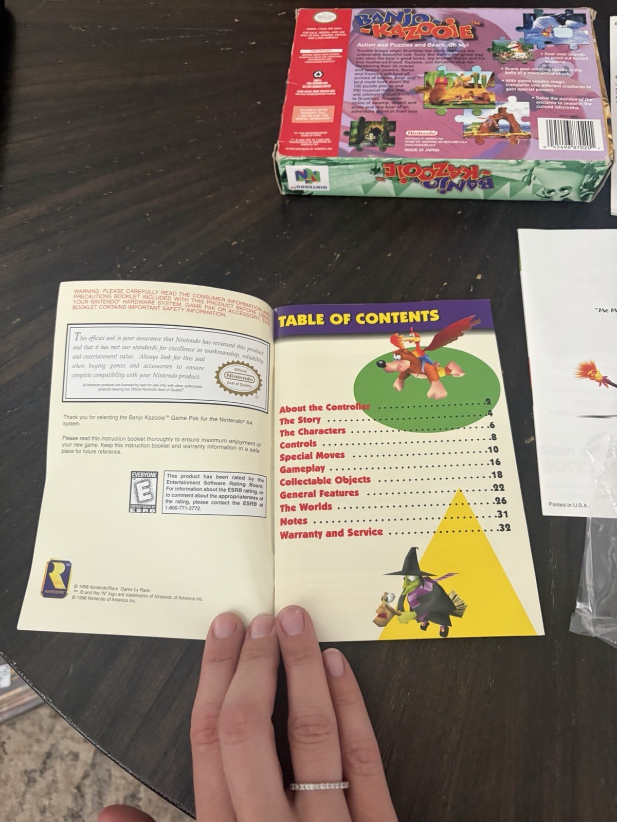 Nintendo 64 N64 Game Banjo-Kazooie CIB Complete In Box
