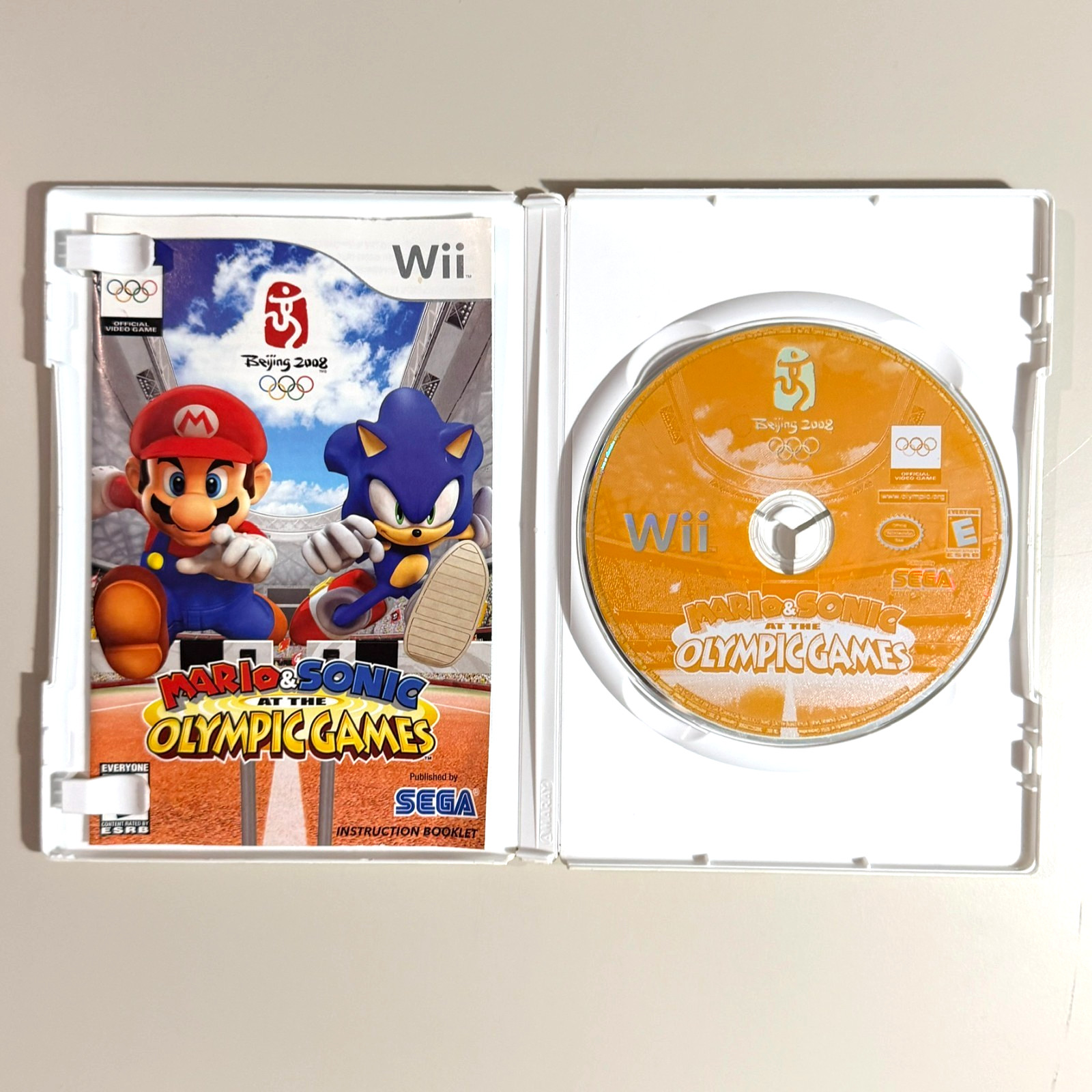 Bundle Mario and Sonic at the Olympic Games London 2012 Nintendo Wii CIB Tested