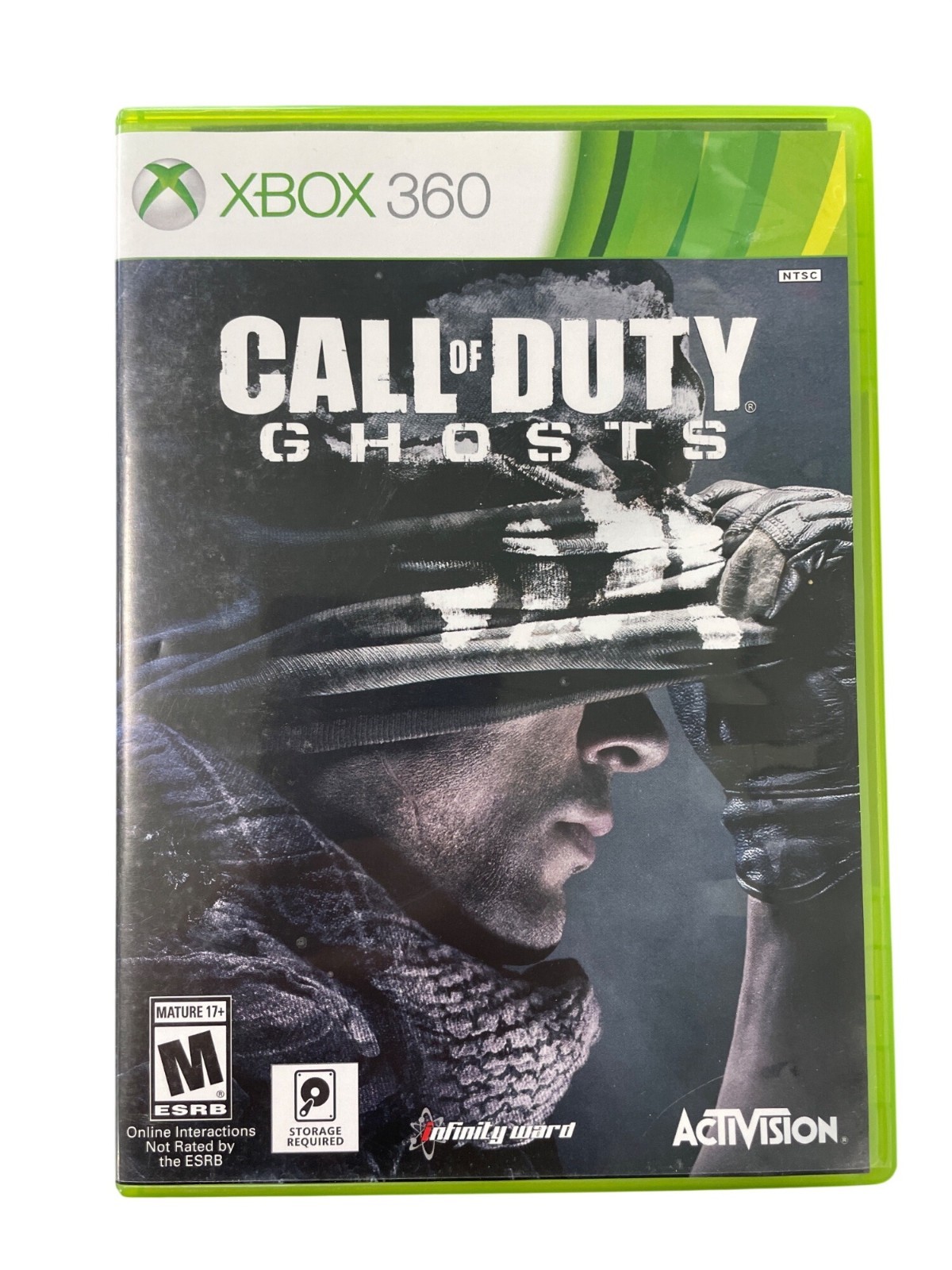 Xbox 360 Video Game Call Of Duty Ghosts Activision Rated M Mature 17+ Microsoft