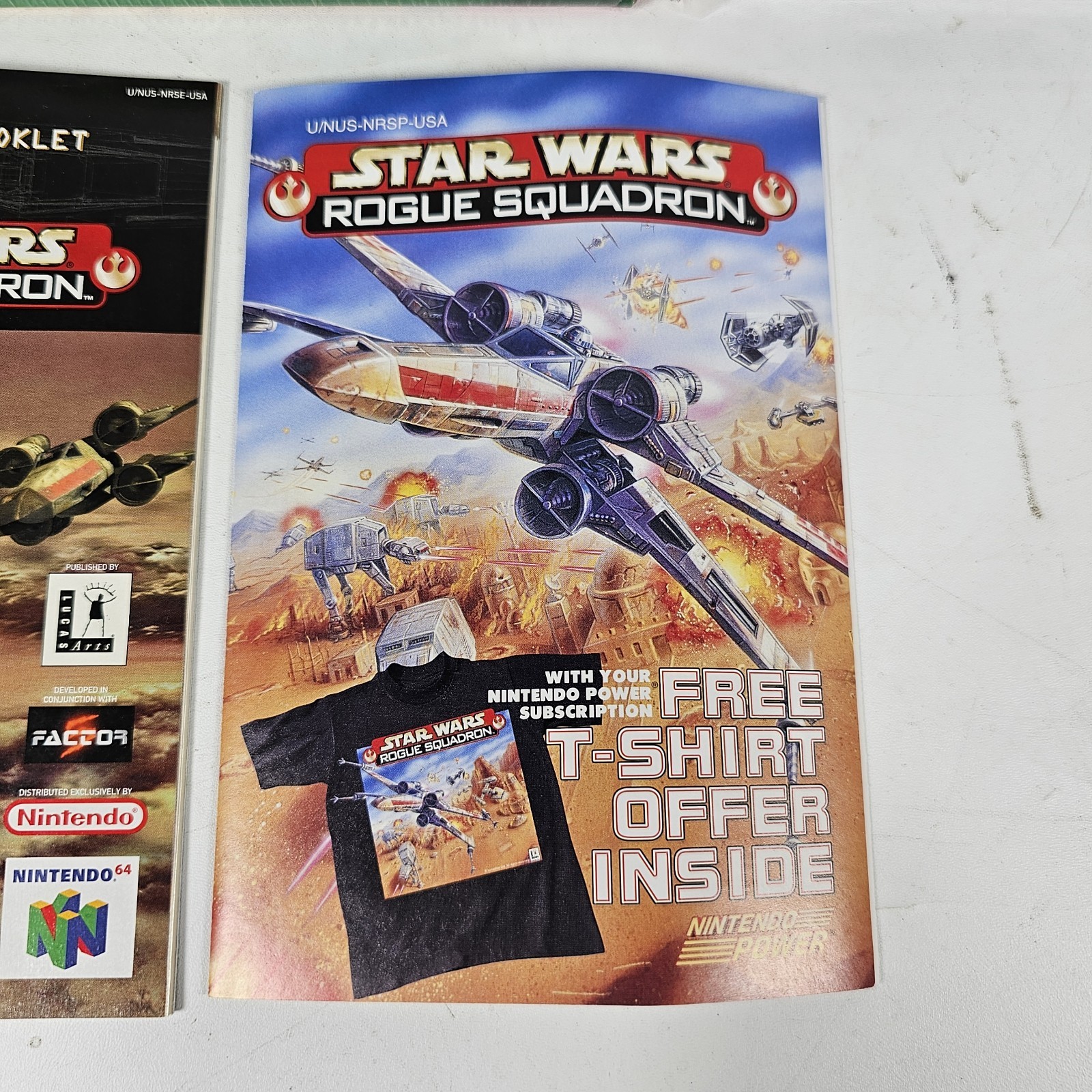 Star Wars-Rogue Squadron – N64 Complete in Box CIB MINT CELLOPHANE