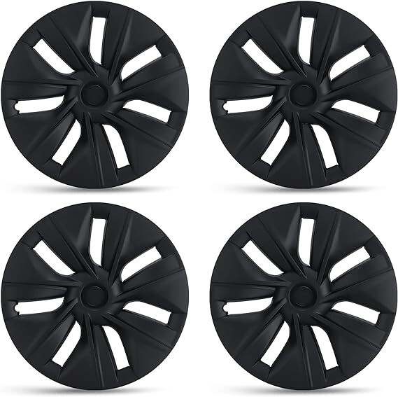 YONZEE Wheel Cover for Tesla Model Y, 19 Inch ABS Rust Wheel Hubcaps, Fully Wrap