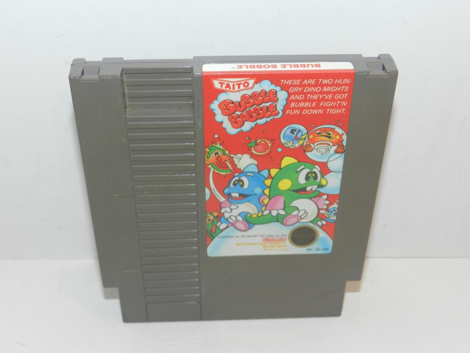 Bubble Bobble Nintendo NES Game Cart Cartridge Tested