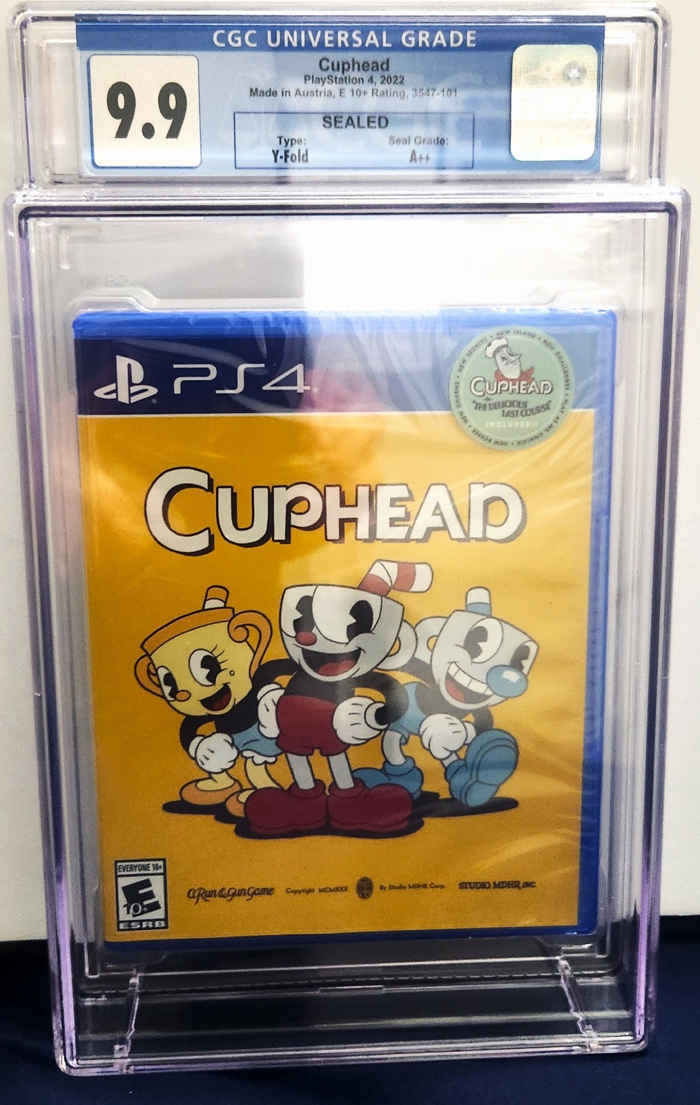 Cuphead PS4 CGC 9.9 Iam8Bit with DLC Ultra Rare 1/1 copy Disney Mickey Mouse
