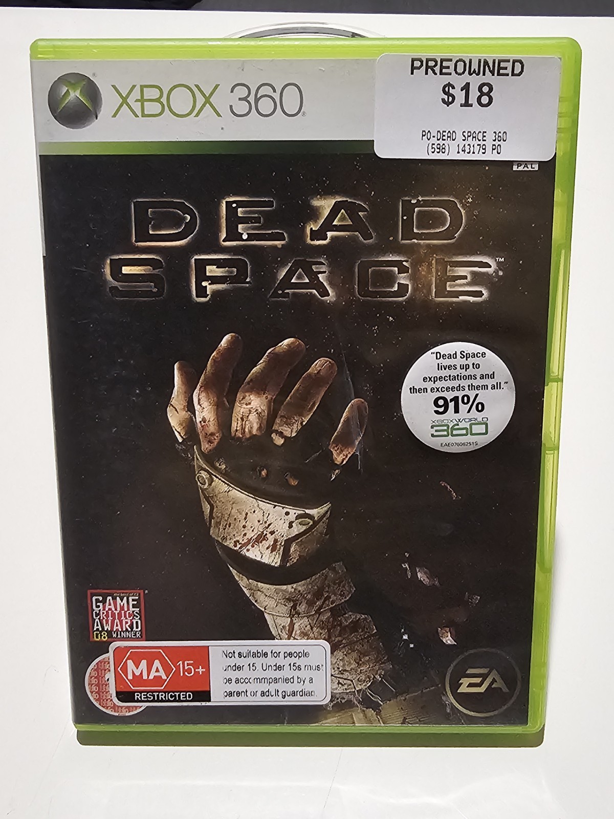 Dead Space Xbox 360 2008 Survival Horror Electronic Arts MA15+