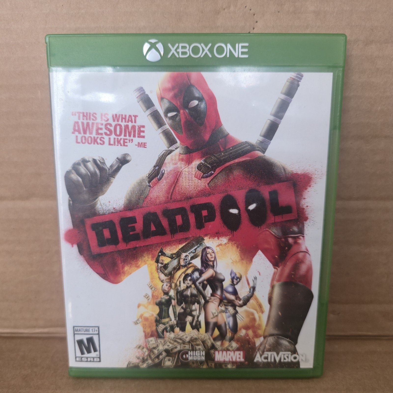 Deadpool (Microsoft Xbox One, 2015) Complete In Box CIB Working